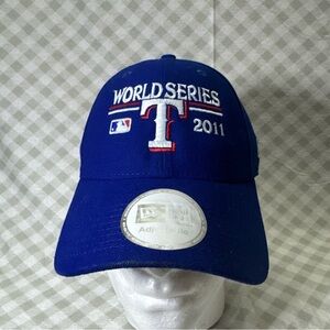 NWT World Series 2011 Hat Cap Men Blue Texas Rangers Baseball ‘47